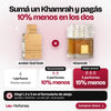 Combo Amber Oud Gold + Khamrah: 10% menos llevando 2 y 15% menos llevando 3