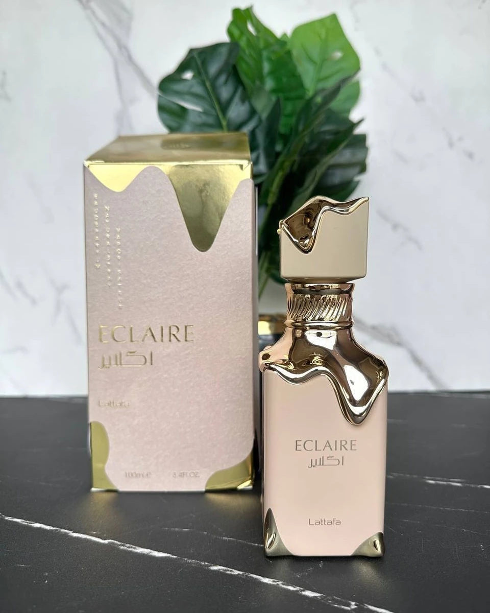 Caja y frasco de Lattafa Eclaire EDP 100 ml original